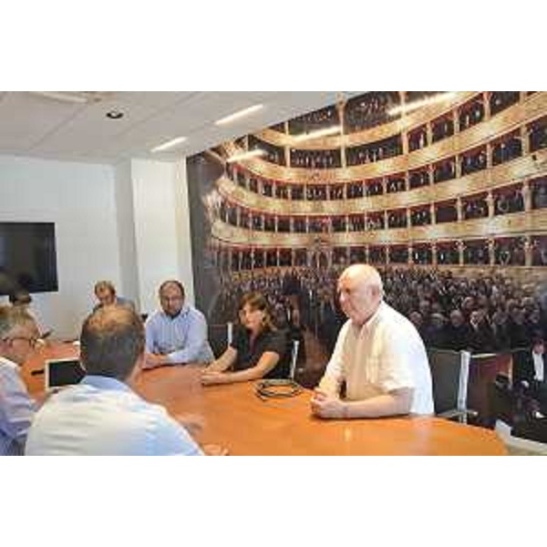 Debora Serracchiani (Presidente Regione Friuli Venezia Giulia) durante la visita a realtà sportive e imprenditoriali dell'Isontino - Monfalcone 19/07/2016