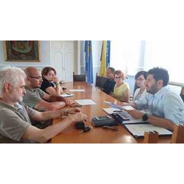 Sara Vito (Assessore regionale Ambiente) all'incontro con gli amministratori sulla sicurezza idrogeologica a Gradisca d'Isonzo - Gradisca d'Isonzo (GO) 19/07/2016