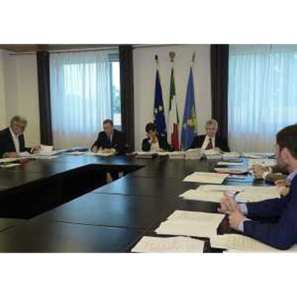 Riunione della Giunta, presieduta da Debora Serracchiani (Presidente Regione Friuli Venezia Giulia), nella sede della Regione - Udine 22/07/2016
