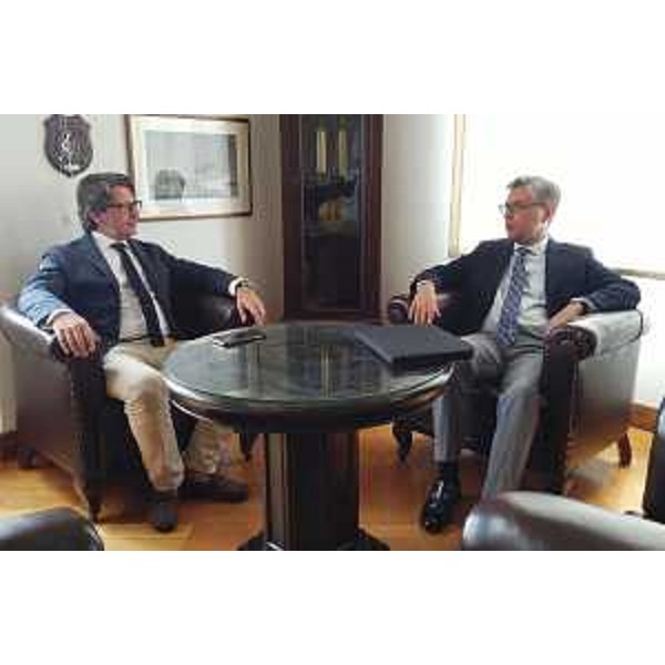 Zeno D'agostino (Commissario Autorità Portuale Trieste) e Francesco Peroni (Assessore regionale Finanze, Patrimonio, Coordinamento e Programmazione Politiche economiche e comunitarie) - Trieste 25/07/2016