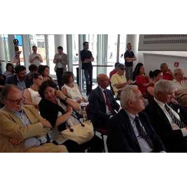 Il pubblico alla presentazione delle Giornate del Cinema Muto - Pordenone 25/07/2016