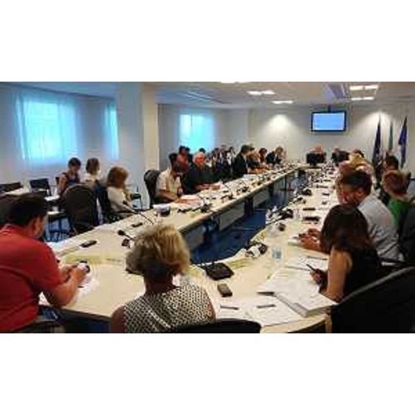 Paolo Panontin (Assessore regionale Autonomie locali e Coordinamento Riforme, Comparto unico, Sistemi informativi, Caccia e Risorse ittiche, delegato Protezione civile) alla riunione del Consiglio delle Autonomie Locali (CAL) - Udine 26/07/2016
