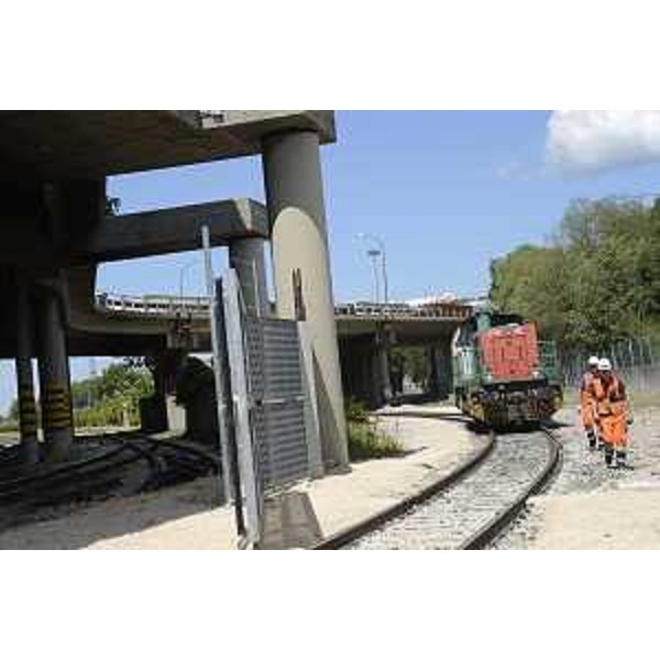 Il Varco ferroviario 4 del Porto Nuovo, aperto oggi - Trieste 29/07/2016