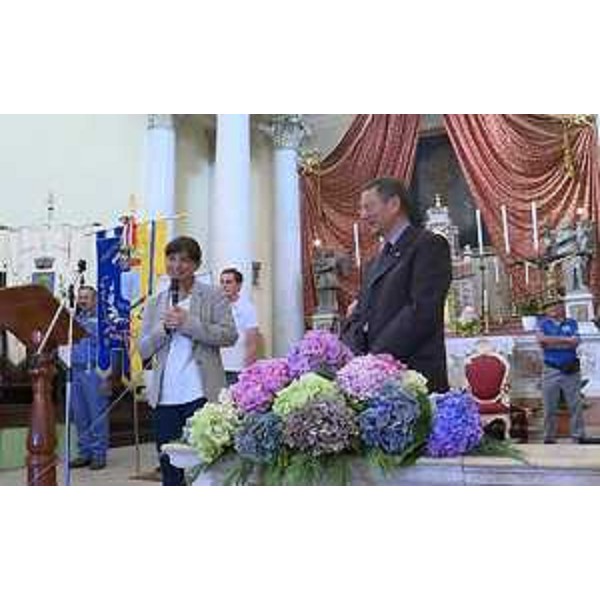 Debora Serracchiani (Presidente Regione Friuli Venezia Giulia) alla cerimonia conclusiva della tre giorni organizzata in Val Colvera dall'Ente Friulano di Assistenza Sociale e Culturale Emigranti (EFASCE) - Poffabro 31/07/2016