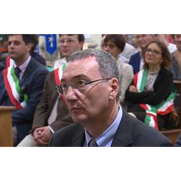 Sergio Bolzonello (Vicepresidente Regione FVG e assessore Attività produttive, Turismo e Cooperazione) alla cerimonia conclusiva della tre giorni organizzata in Val Colvera dall'Ente Friulano di Assistenza Sociale e Culturale Emigranti (EFASCE) - Poffabro 31/07/2016