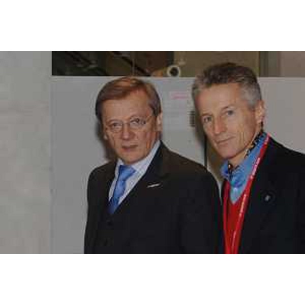 Riccardo Illy (Presidente Regione Friuli Venezia Giulia) e Schussel (Cancelliere) (Salisburgo, 27/01/06)