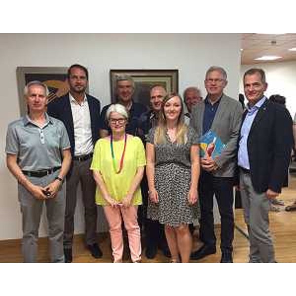 Cristiano Shaurli (Assessore regionale Risorse agricole e forestali) alla presentazione di "Calici di Stelle 2016" - Udine 03/08/2016