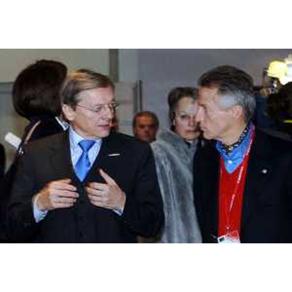 Riccardo Illy (Presidente Regione Friuli Venezia Giulia) e Schussel (Cancelliere) (Salisburgo, 27/01/06)