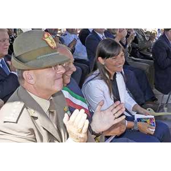 Debora Serracchiani (Presidente Regione Friuli Venezia Giulia) alle celebrazioni del centenario dell'entrata in forze delle truppe italiane a Gorizia, in piazza Vittoria - Gorizia 08/08/2016
