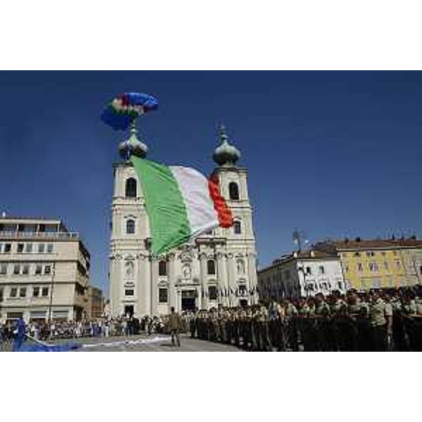 Celebrazioni del centenario dell'entrata in forze delle truppe italiane a Gorizia, in piazza Vittoria - Gorizia 08/08/2016