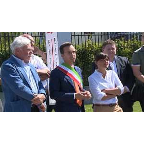 Debora Serracchiani (Presidente Friuli Venezia Giulia) e Luca Fanotto (Sindaco di Lignano) – Lignano Sabbiadoro 12/08/2016