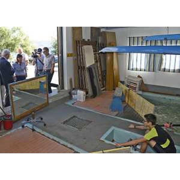 Debora Serracchiani (Presidente Regione Friuli Venezia Giulia) alla Società Nautica Giacinto Pullino - Muggia (TS) 23/08/2016