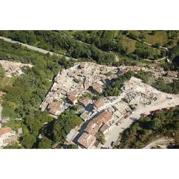 Amatrice (Rieti) - Sorvolo dell'elicottero della Protezione civile del Friuli Venezia Giulia - 25/08/2016