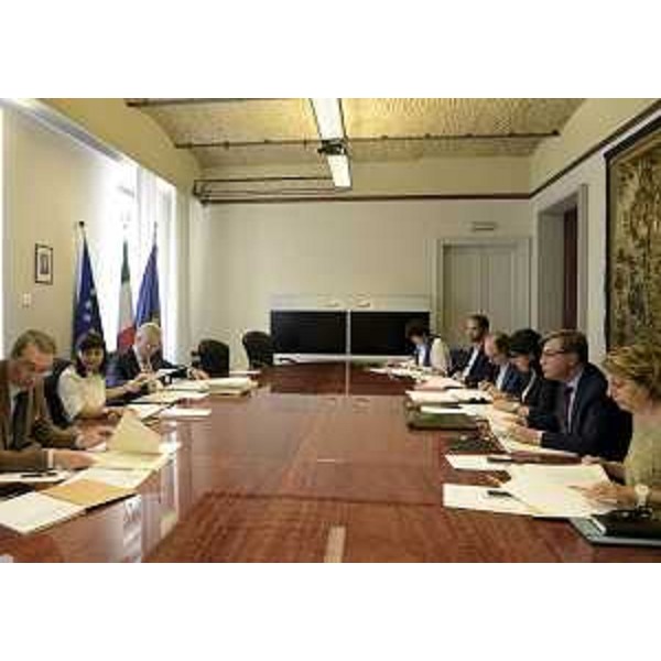 Riunione della Giunta regionale del Friuli Venezia Giulia presieduta dalla presidente Debora Serracchiani - Trieste 26/08/2016