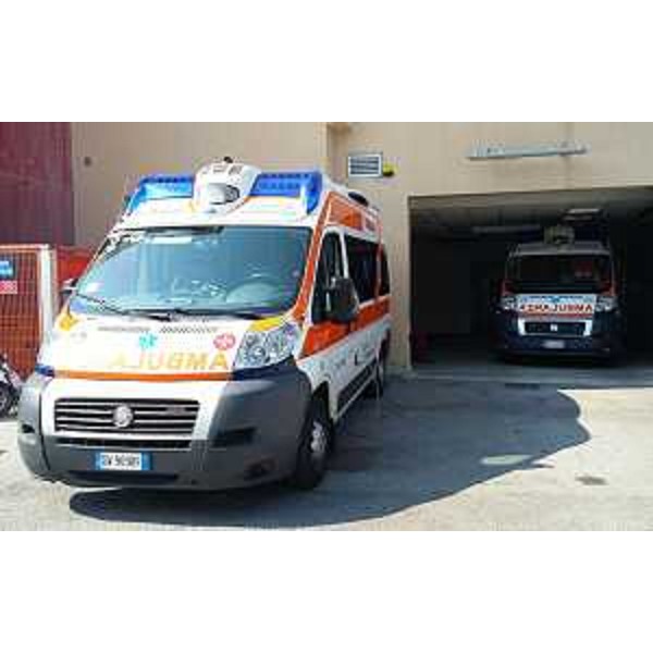 Le ambulanze del Distretto sanitario dell'AAS n. 2 - Grado 29/08/2016
