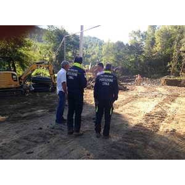 Lavori di realizzazione di una viabilità alternativa conseguente all'inagibilità del ponte a Tre Occhi in comune di Amatrice (RI) - 29/08/2016
