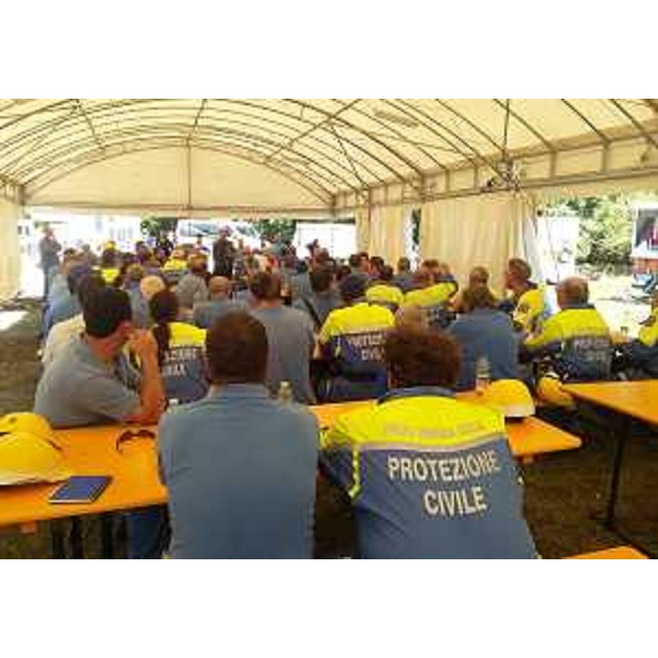 Tenda della Protezione civile del Friuli Venezia Giulia - Amatrice (RI) 29/08/2016