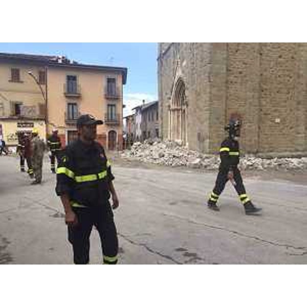 Il centro di Amatrice (Rieti) - 31/08/2016