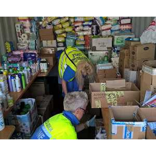 Volontari della Protezione civile del Friuli Venezia Giulia nel Campo FVG - Amatrice 01/09/2016