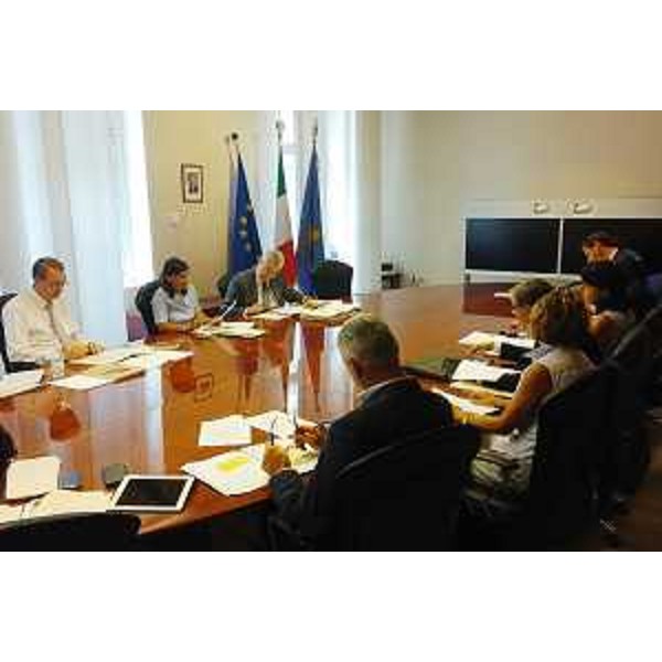 Riunione della Giunta regionale presieduta da Debora Serracchiani (Presidente Regione Friuli Venezia Giulia) - Trieste 02/09/2016