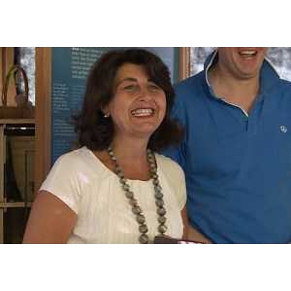Mariagrazia Santoro (Assessore regionale Infrastrutture e Territorio) alla manifestazione "Vivi e liberi di volare ... buon viaggio giovane grifone" alla Riserva naturale Lago di Cornino - Forgaria (UD) 04/09/2016