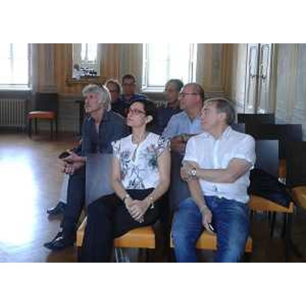 Sara Vito (Assessore regionale Ambiente ed Energia) alla presentazione dell'indagine conoscitiva sul Progetto di miglioramento del deflusso delle acque nel torrente Versa - Cormons 07/09/2016