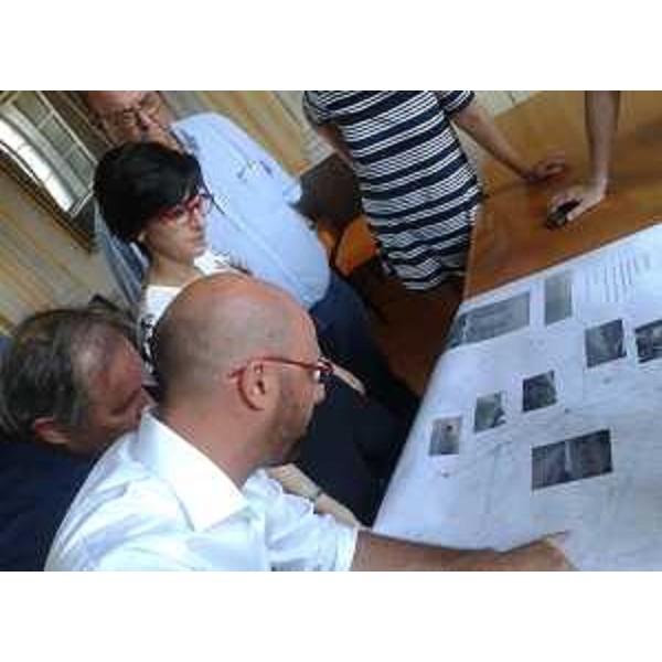 Sara Vito (Assessore regionale Ambiente ed Energia) alla presentazione dell'indagine conoscitiva sul Progetto di miglioramento del deflusso delle acque nel torrente Versa - Cormons 07/09/2016