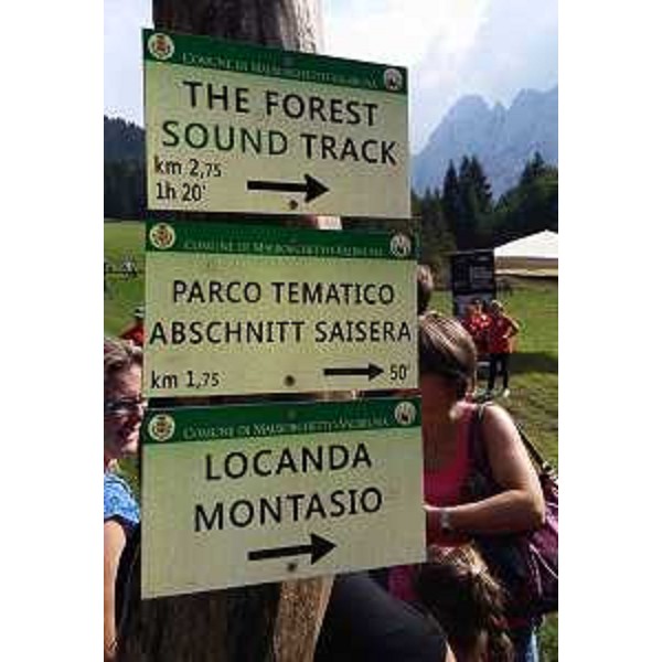 Il Sentiero degli Alberi di Risonanza (The Forest Sound Track) inaugurato oggi - Malborghetto-Valbruna 10/09/2016