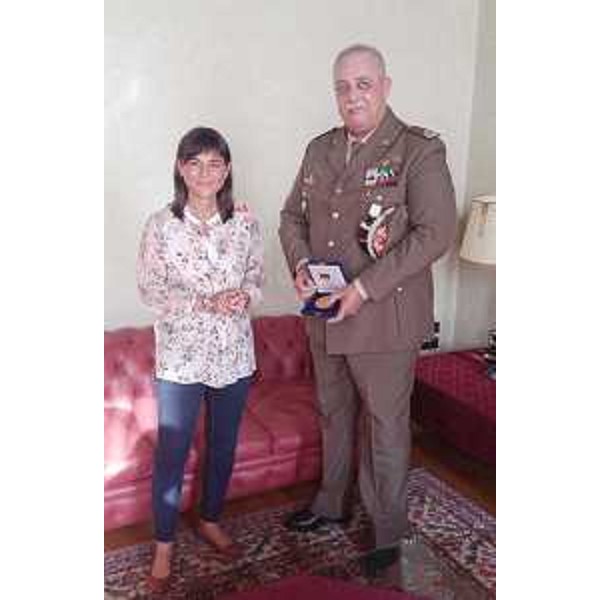 Debora Serracchiani (Presidente Regione Friuli Venezia Giulia) con il generale di brigata Alessandro Guarisco (Comandante militare regionale Friuli Venezia Giulia uscente) - Trieste 13/09/2016
