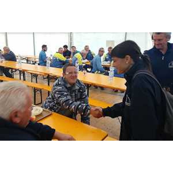 Debora Serracchiani (Presidente Regione Friuli Venezia Giulia) visita il Campo FVG - Amatrice (Rieti) 19/09/2016