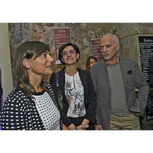 Debora Serracchiani (Presidente Regione Friuli Venezia Giulia) e Sara Vito (Assessore regionale Ambiente ed Energia) all'inaugurazione della XIII edizione di "Gusti di Frontiera" - Gorizia 22/09/2016