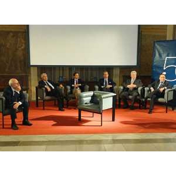 Sergio Bolzonello (Vicepresidente Regione FVG e assessore Attività produttive, Turismo e Cooperazione) alla cerimonia per i 50 anni della Confederazione Nazionale dell'Artigianato e della piccola e media impresa (CNA) di Udine - Udine 24/09/2016