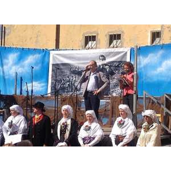 Gianni Torrenti (Assessore regionale Cultura, Sport e Solidarietà) all'inaugurazione del Museo della Pesca del Litorale Triestino - Santa Croce 25/09/2016