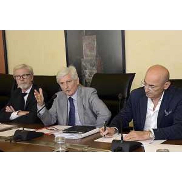 Leopoldo Coen, Ivano Strizzolo e Daniele Galasso (Membri Commissione paritetica Stato-Regione di nomina Regione FVG) auditi dalle Commissioni consiliari I e V sullo stato dei lavori relativi alle modifiche delle norme di attuazione dello Statuto del FVG, con specifico riferimento ai controlli sul Bilancio della Regione - Trieste 27/09/2016