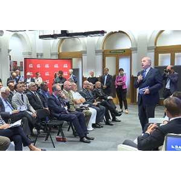 Roberto Dipiazza (Sindaco Trieste) alla presentazione della XXXXVIII Barcolana (Trieste 30/09-09/10 2016), nella sede delle Generali - Trieste 29/09/2016