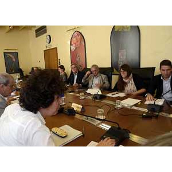 Loredana Panariti (Assessore regionale Lavoro, Formazione, Istruzione, Pari Opportunità, Politiche giovanili, Ricerca e Università) durante la riunione della VI Commissione consiliare - Trieste 29/09/2016