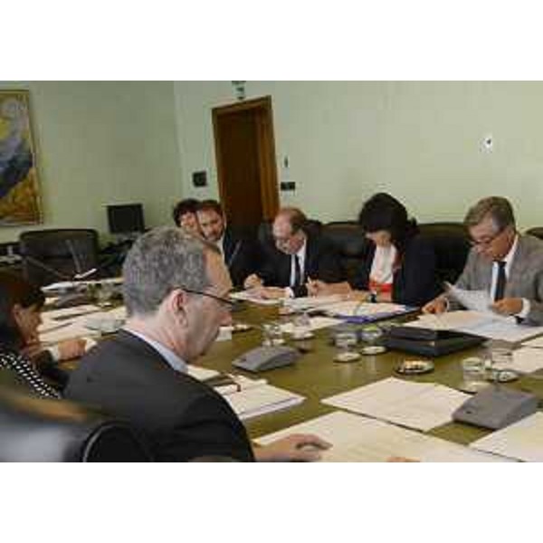 Riunione della Giunta presieduta da Debora Serracchiani (Presidente Regione Friuli Venezia Giulia) - Trieste 30/09/2016