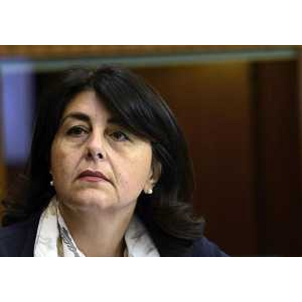 Mariagrazia Santoro (Assessore regionale Infrastrutture e Territorio) durante la seduta del Consiglio regionale - Trieste 30/09/2016