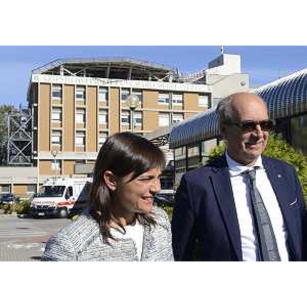 Debora Serracchiani (Presidente Regione Friuli Venezia Giulia) e Giorgio Simon [Direttore generale Azienda Assistenza Sanitaria (AAS) n. 5 Friuli Occidentale] - Pordenone 04/10/2016