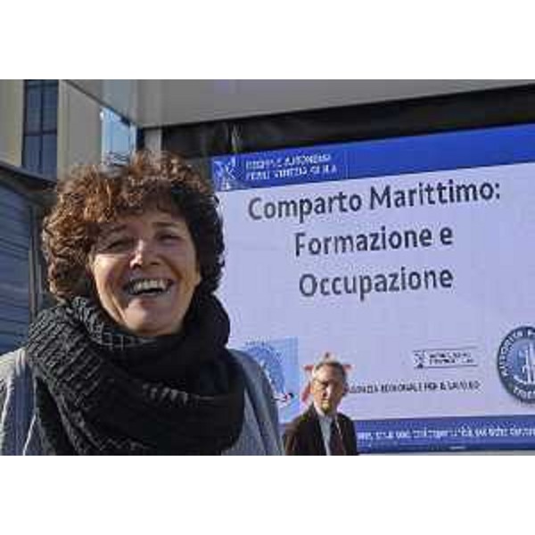 Loredana Panariti (Assessore regionale Lavoro, Formazione, Istruzione, Pari Opportunità, Politiche giovanili, Ricerca e Università) al convegno "Comparto marittimo: formazione e occupazione", al Villaggio Barcolana - Trieste 06/10/2016