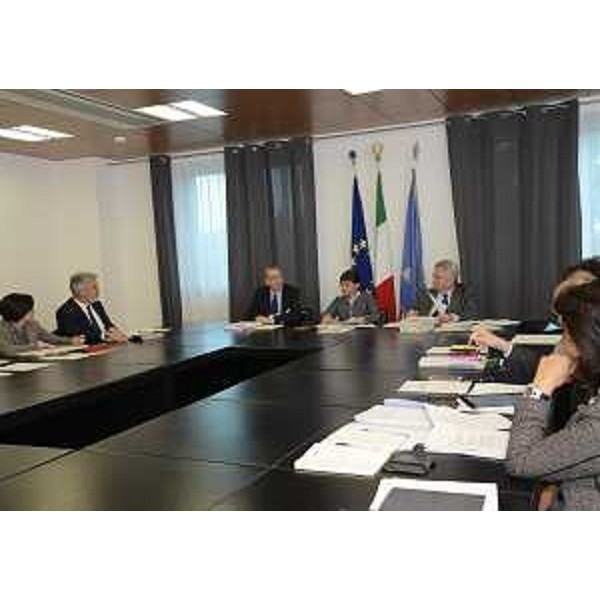 Debora Serracchiani (Presidente Regione Friuli Venezia Giulia) presiede la riunione della Giunta regionale - Udine 07/10/2016