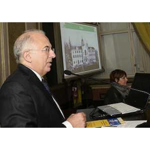 Gianluigi Scannapieco (Direttore generale IRCCS Burlo Garofolo) all'incontro "Burlo 160: riflessioni sulla pediatria di ieri, oggi e domani", per il 160° compleanno dell'IRCCS Burlo Garofolo - Trieste 10/10/2016