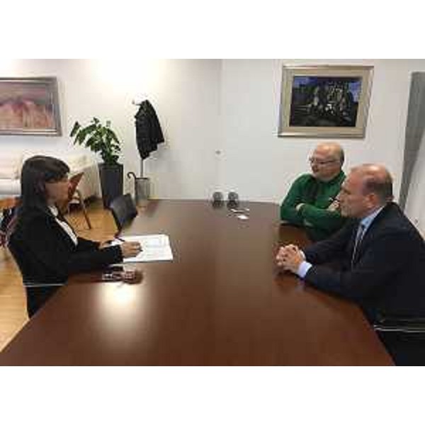 Debora Serracchiani (Presidente Regione Friuli Venezia Giulia), Haymo Unterhauser (Consigliere Hypo Alpe Adria Bank) e Maurizio Valfrè (Direttore generale Hypo Alpe Adria Bank Italia) - Udine 12/10/2016