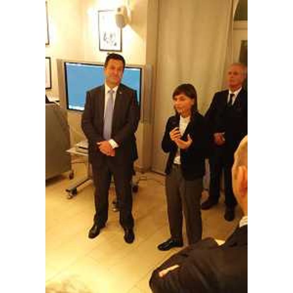Franco Iacop (Presidente Consiglio regionale) e Debora Serracchiani (Presidente Regione Friuli Venezia Giulia) - Bruxelles 12/10/2016