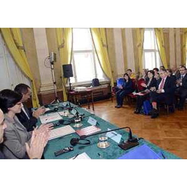 Sara Vito (Assessore regionale Ambiente ed Energia) al convegno "La gestione dell'emergenza radiologica a Trieste e in Friuli Venezia Giulia", nella sede della Regione - Trieste 18/10/2016