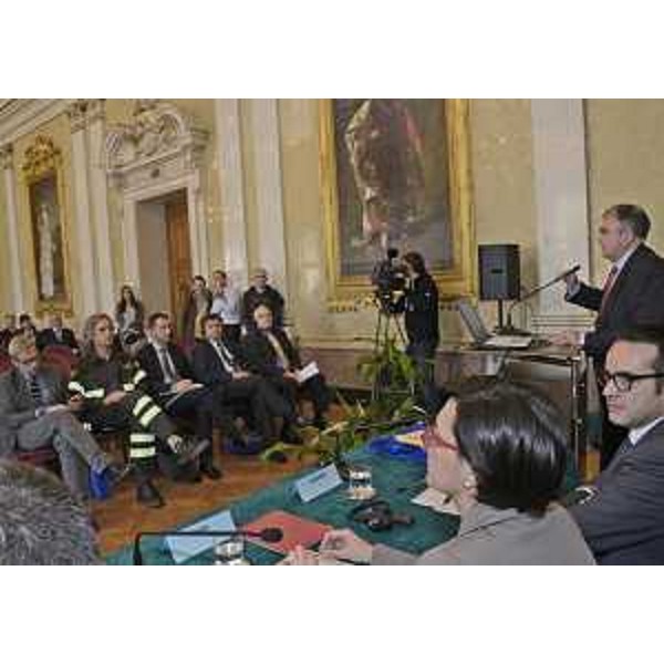 Sara Vito (Assessore regionale Ambiente ed Energia) al convegno "La gestione dell'emergenza radiologica a Trieste e in Friuli Venezia Giulia", nella sede della Regione - Trieste 18/10/2016