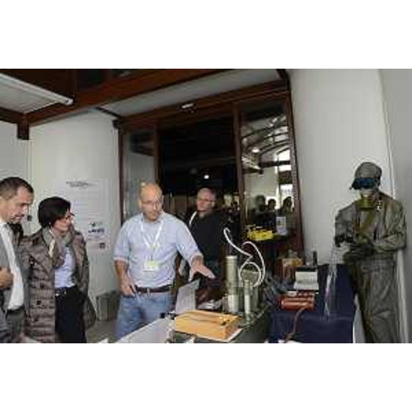 Luca Marchesi (Direttore generale ARPA FVG) e Sara Vito (Assessore regionale Ambiente ed Energia) a margine del convegno nazionale AIRP di Radioprotezione "Emergenze e incidenti radiologici: scenari ambientali, sanitari e industriali", al Molo IV - Trieste 19/10/2016