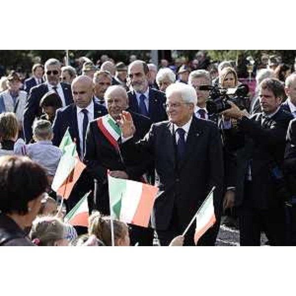 Ettore Romoli (Sindaco Gorizia) e Sergio Mattarella (Presidente Repubblica Italiana) - Gorizia 26/10/2016