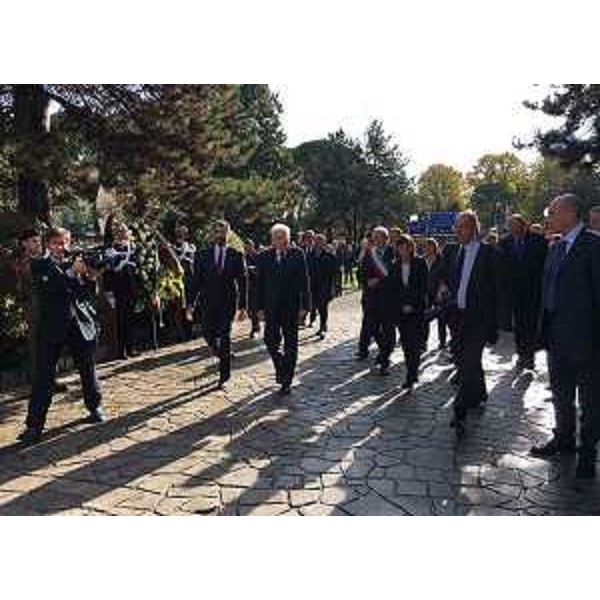 Sergio Mattarella (Presidente Repubblica Italiana) al Parco della Rimembranza - Gorizia 26/10/2016