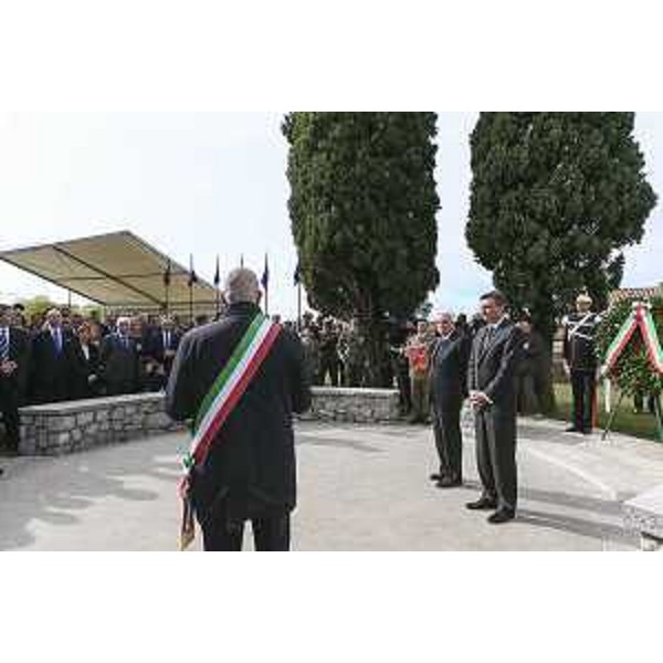 Sergio Mattarella (Presidente Repubblica Italiana) e Borut Pahor (Presidente Repubblica Slovenia) - Doberdò del Lago 26/10/2016